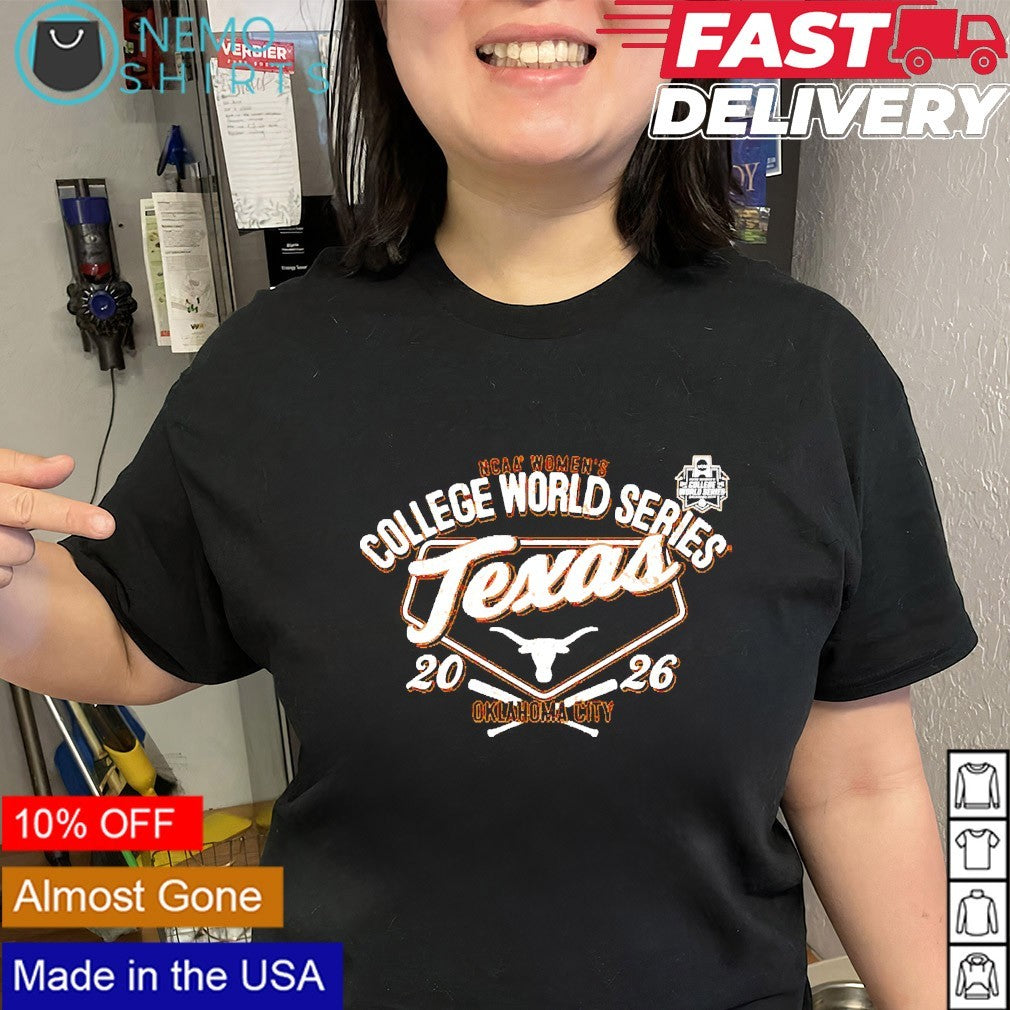 Texas Longhorns 2026 softball women’s College World Series bound shirt