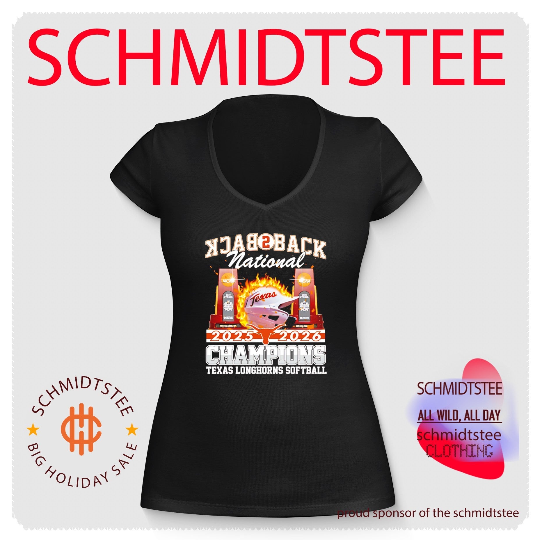 Texas Longhorns Women’s Softball 2026 NCAA National Champions trophies shirt