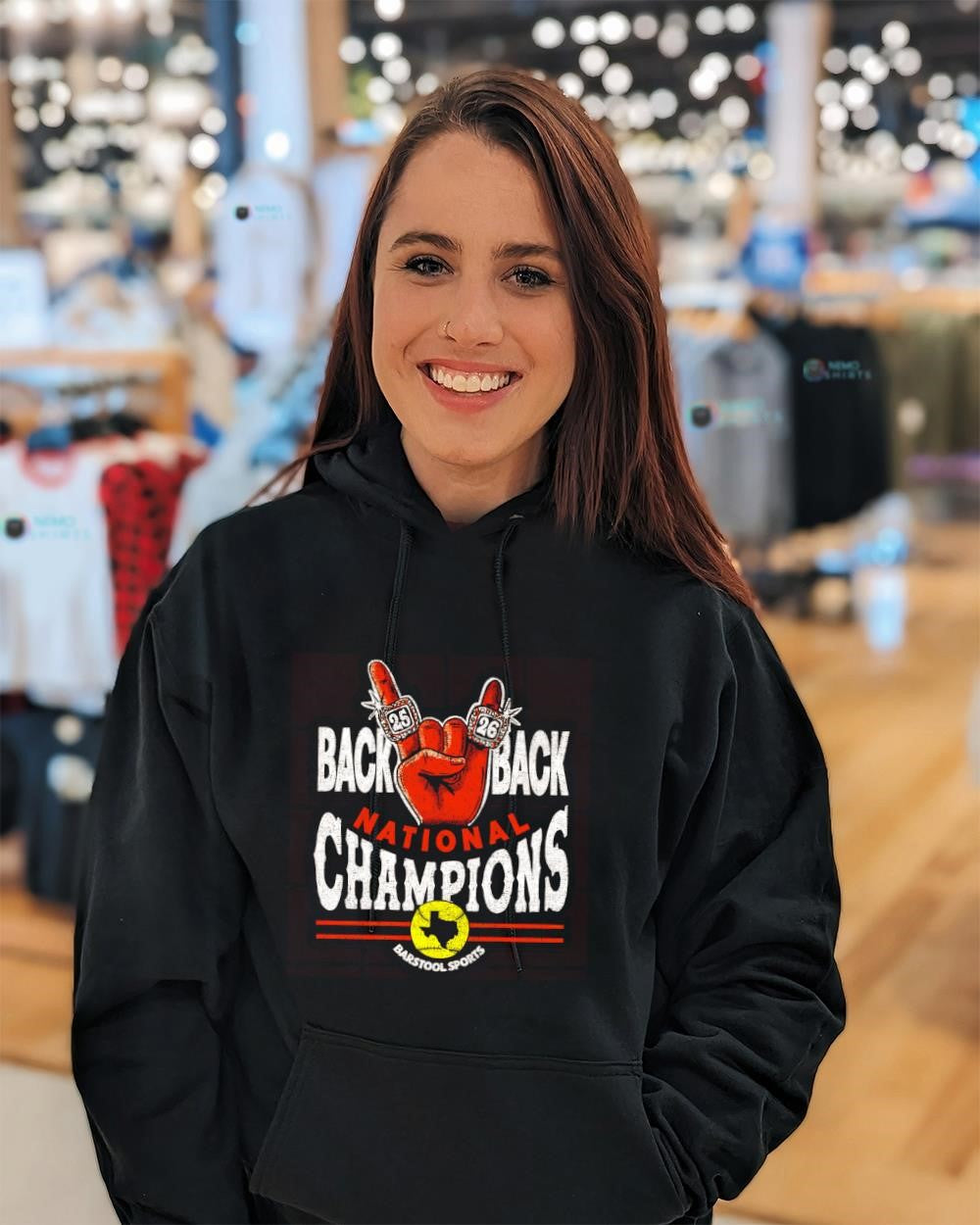 Texas Longhorns back-to-back national champions 25-26 shirt