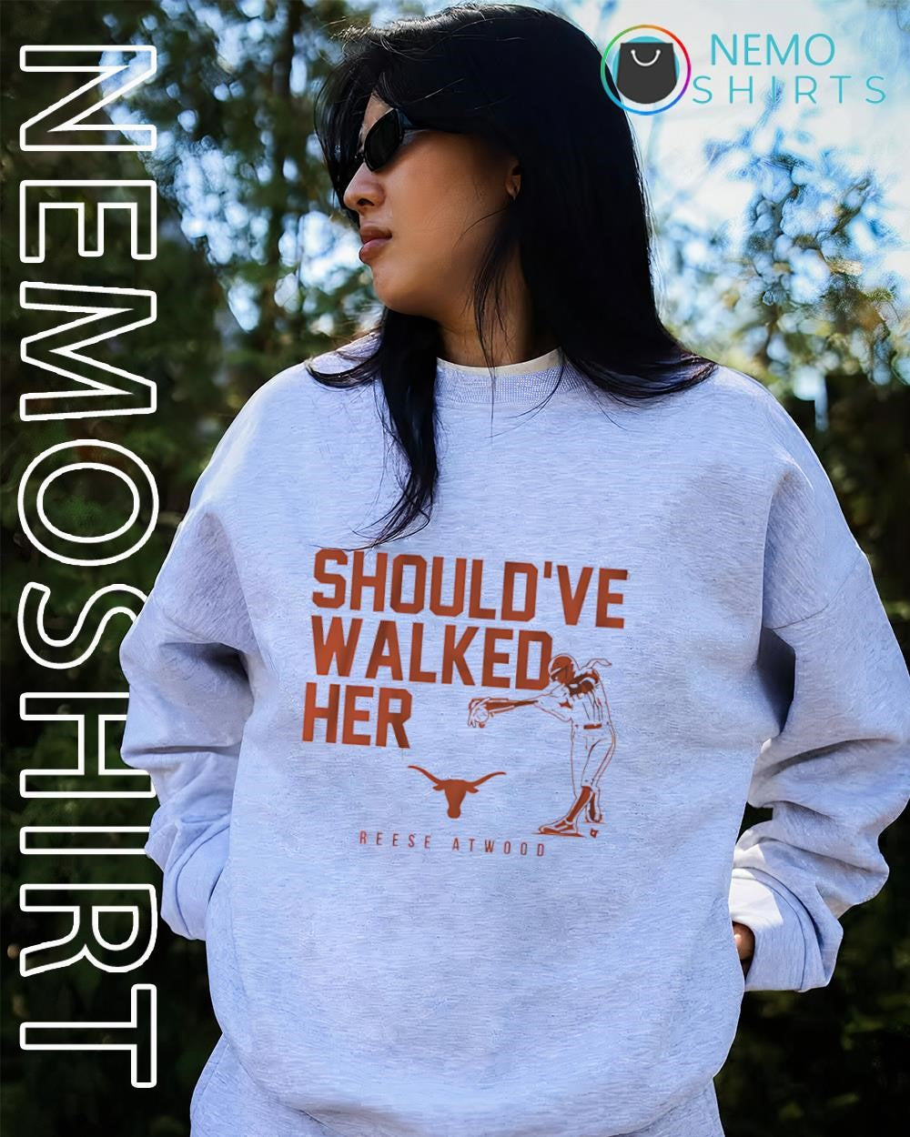 Texas Longhorns player Reese Atwood should’ve walked her shirt