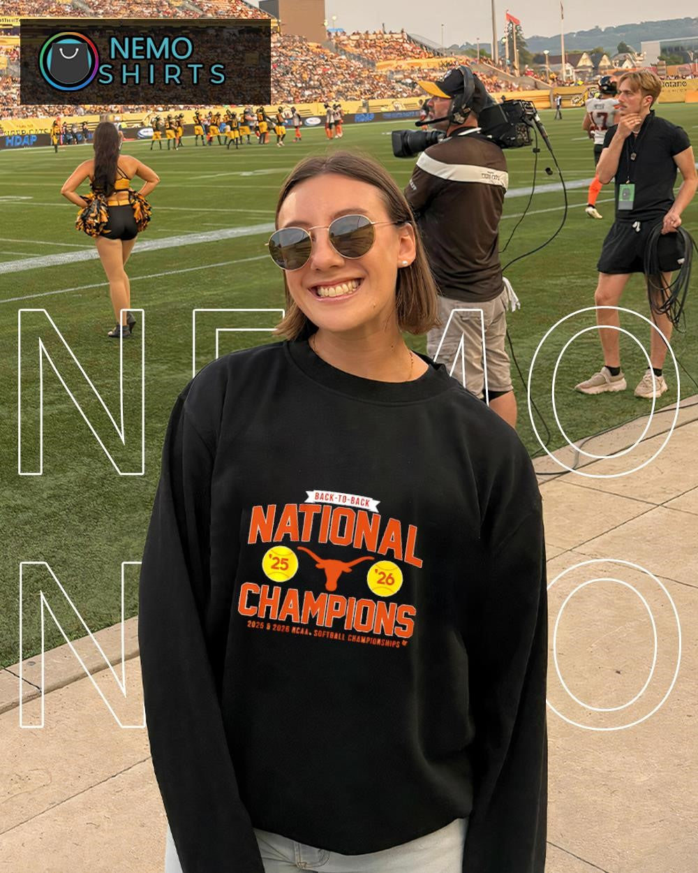 Texas Longhorns softball back-to-back ncaa champions 25-26 shirt