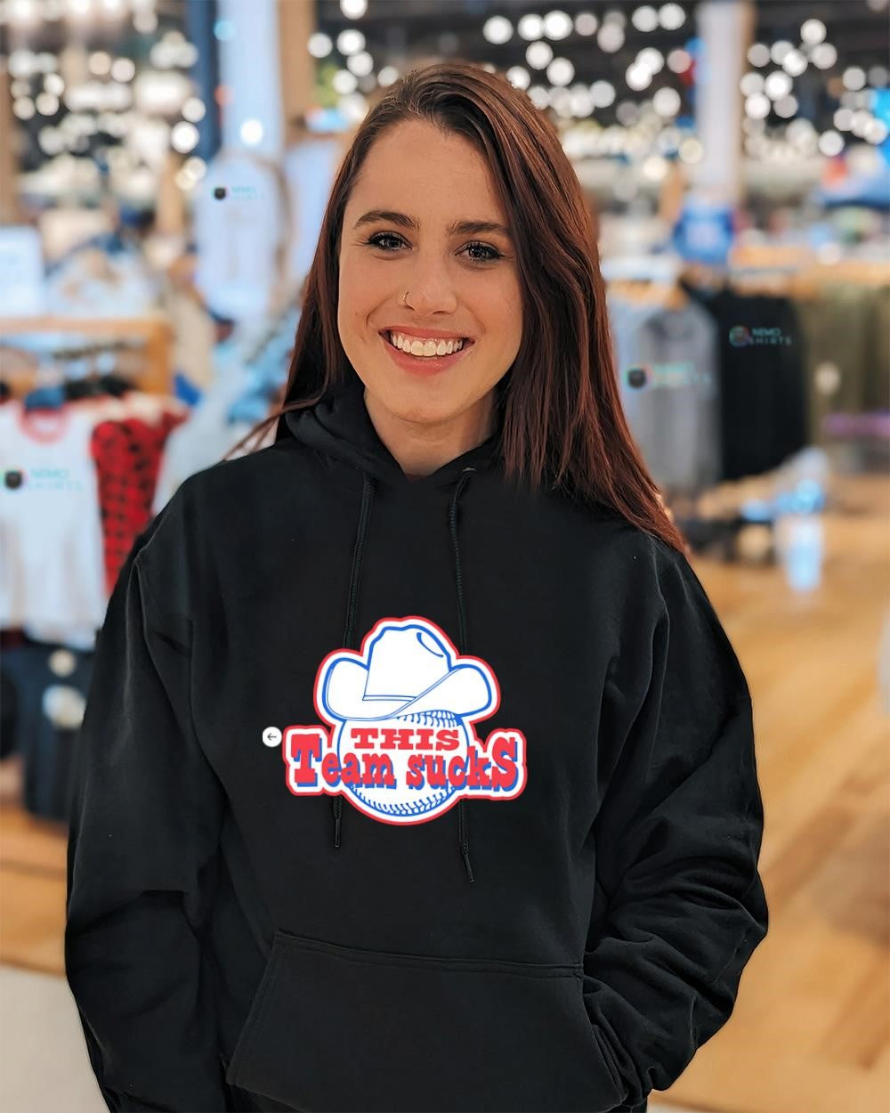 Texas Rangers this team sucks parody logo shirt