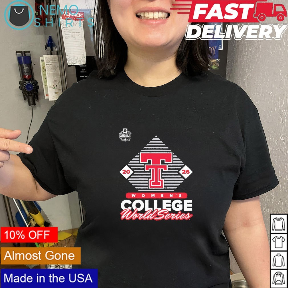 Texas Tech Red Raiders 2026 softball women’s College World Series shirt