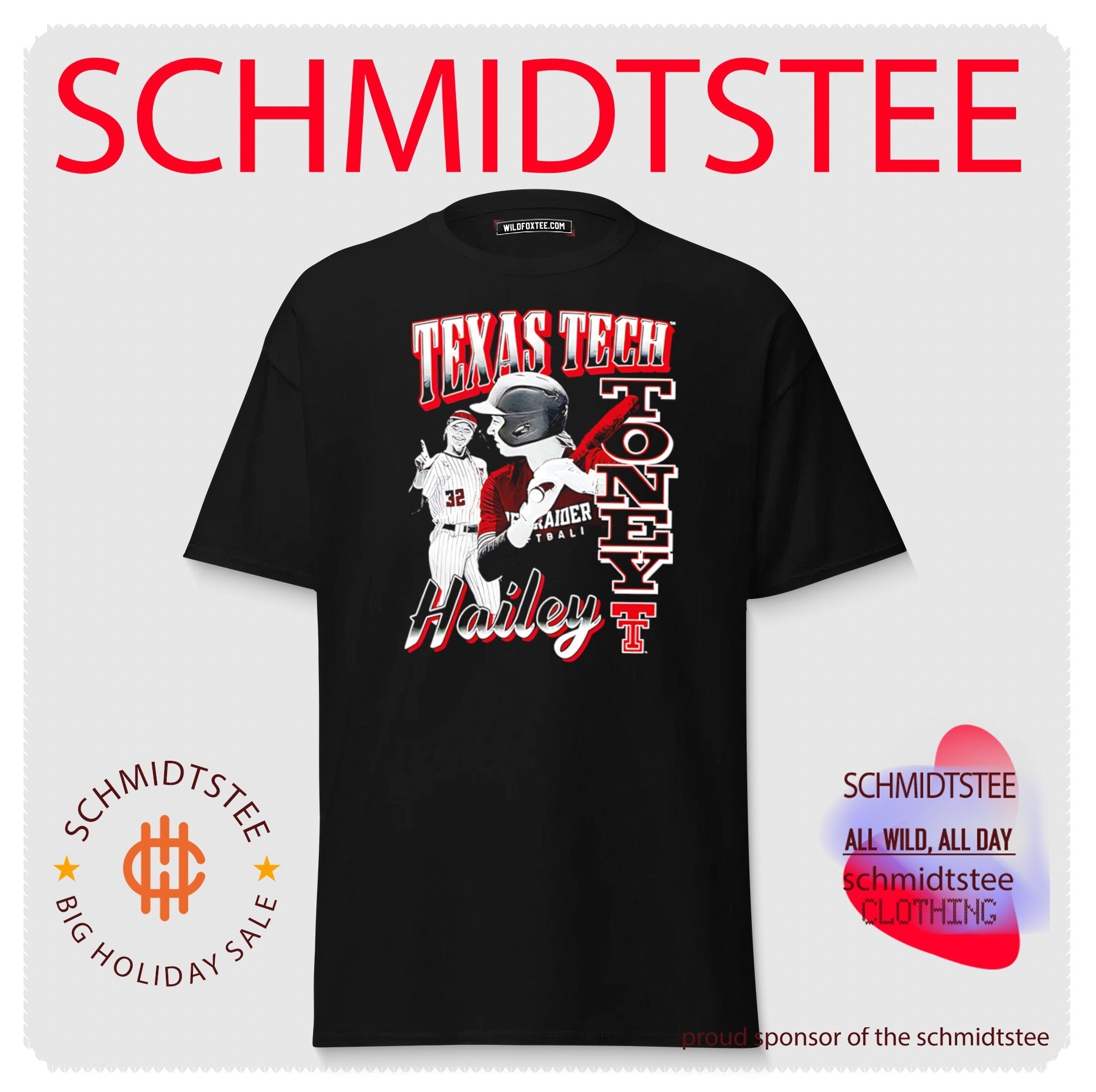 Texas Tech Red Raiders Hailey Toney illustration shirt