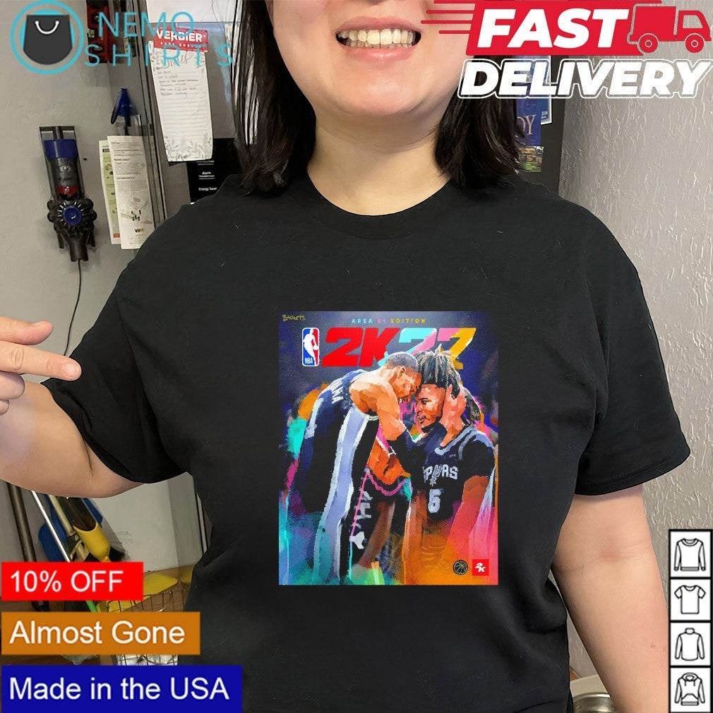 Area 51 NBA 2k27 Victor Wembanyama and Stephon Castle shirt