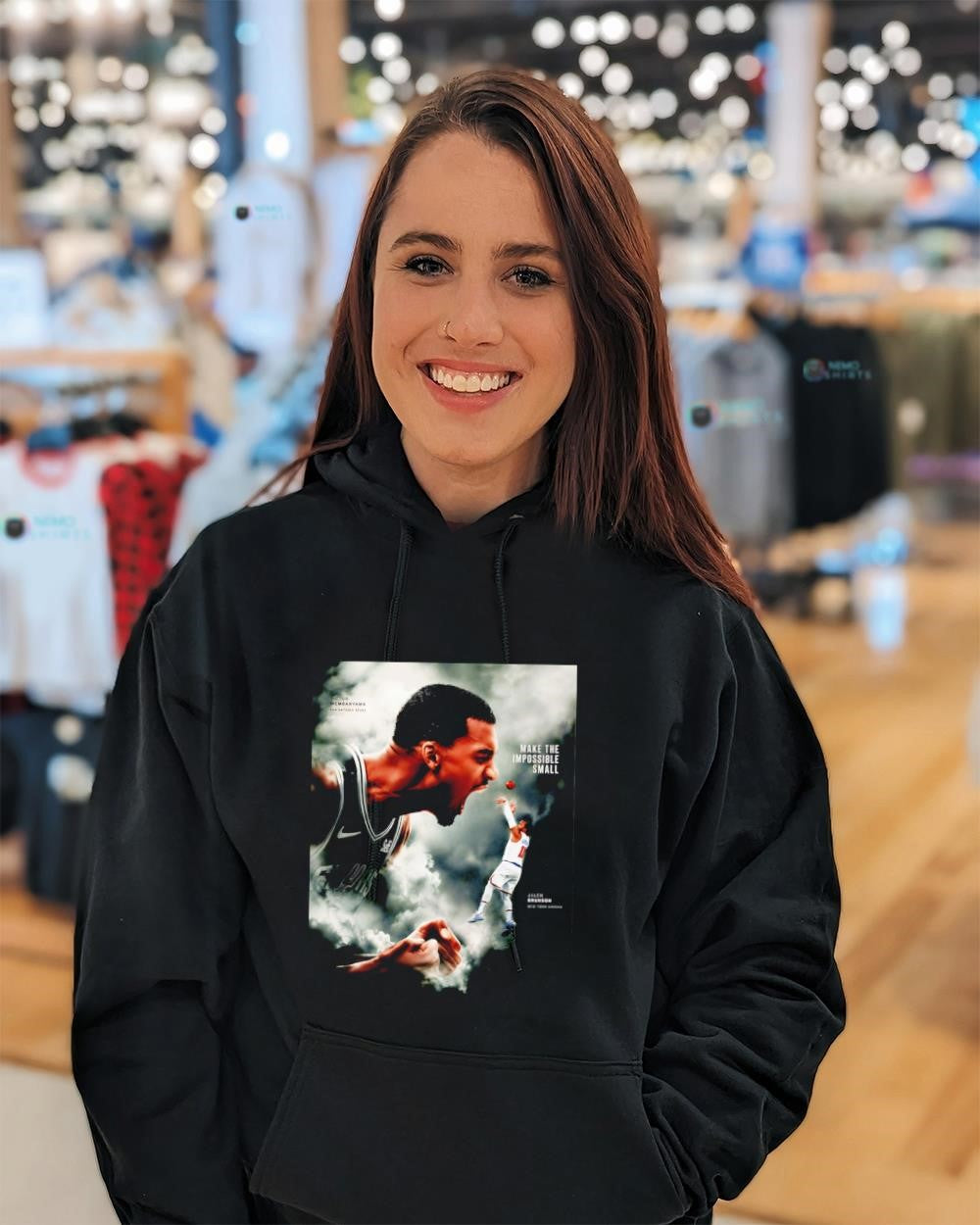 Victor Wembanyama vs Jalen Brunson make the impossibla small shirt
