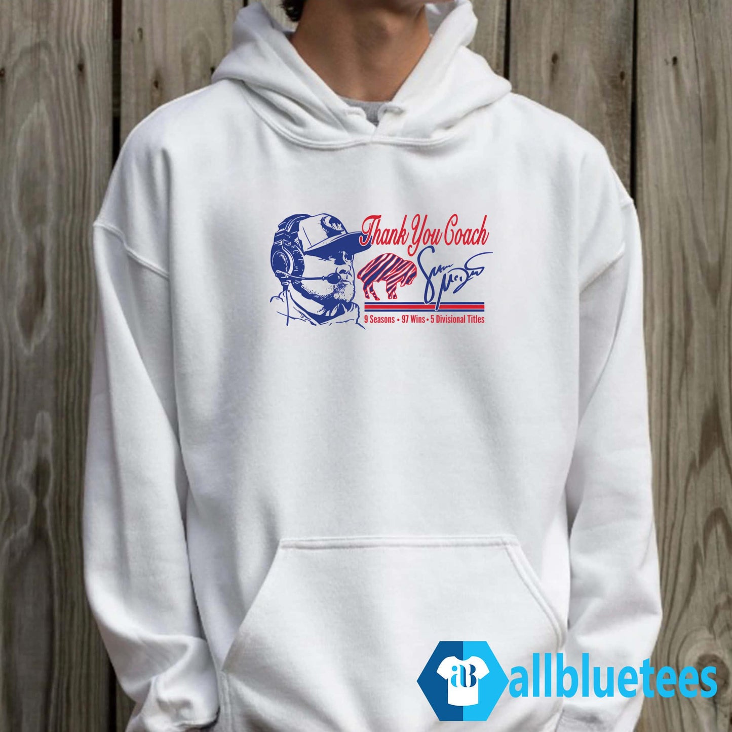 Thank You Coach Sean McDermott 9 Seasons 97 Wins 5 Divisional Titles Shirt