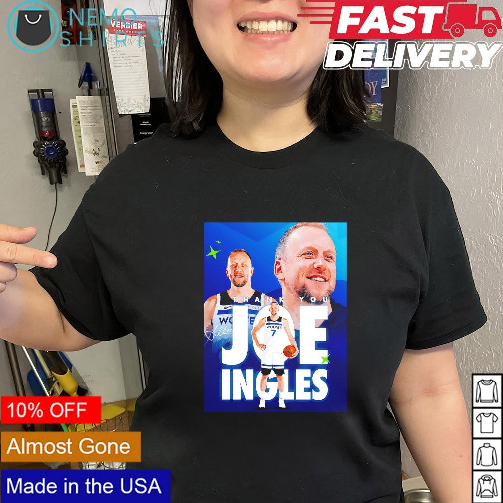Thank You Joe Ingles Minnesota Timberwolves professional player signature shirt