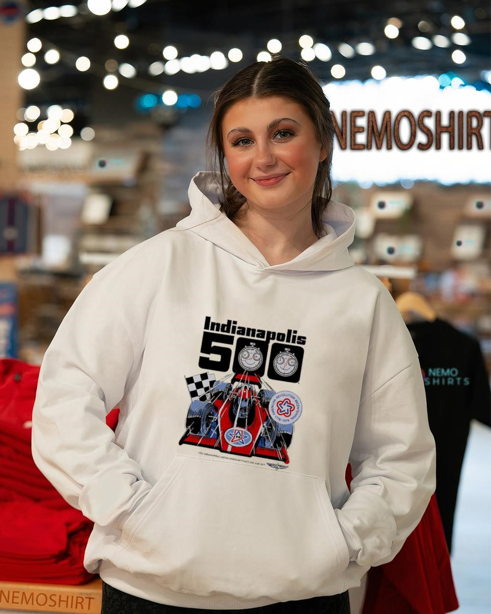 The 60th Indianapolis 500 1976 logo greatest spectacle in racing shirt
