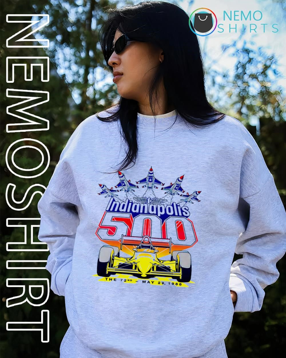 The 72nd Indianapolis 500 1988 logo vintage shirt