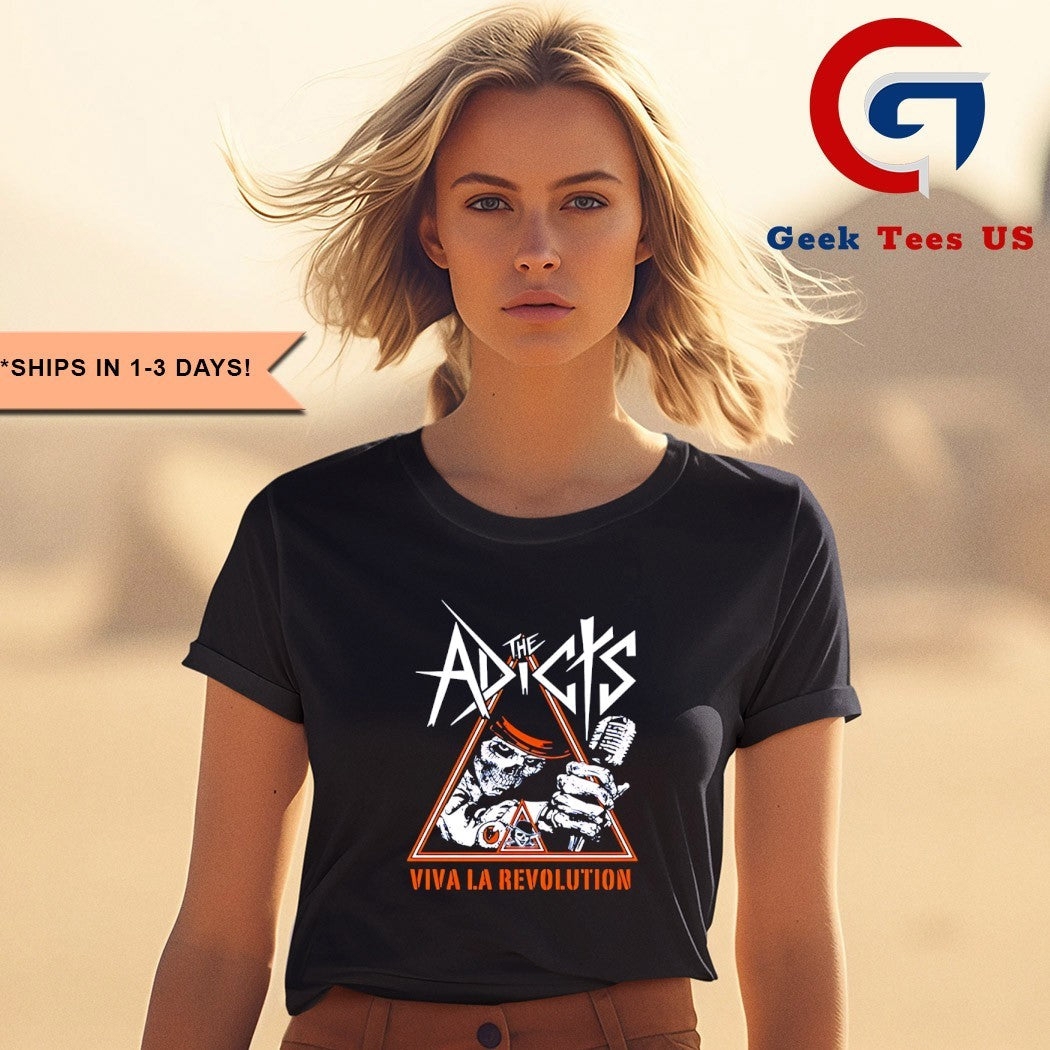 The Adicts Viva La Revolution Skull shirt