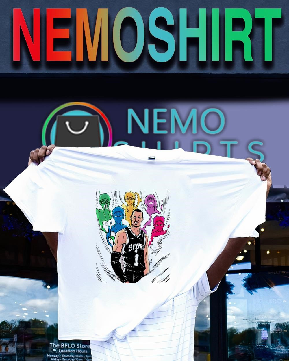 The Alien Wemby miracle anime Kuroko’s Basketball shirt