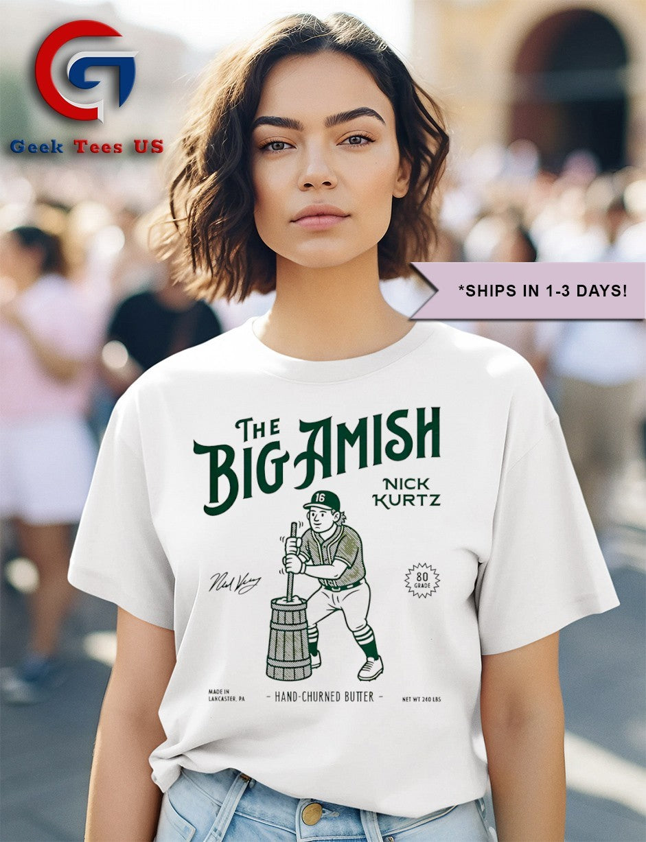 The Big Amish Nick Kurtz Oakland Athletics signature shirt