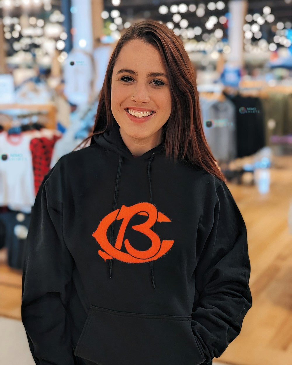 The C and the old school B Chicago Bears shirt