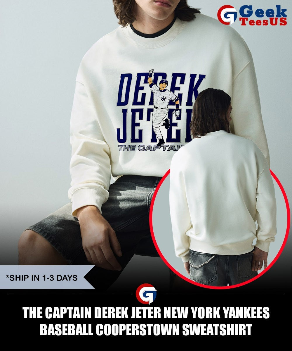 The Captain Derek Jeter New York Yankees baseball Cooperstown shirt