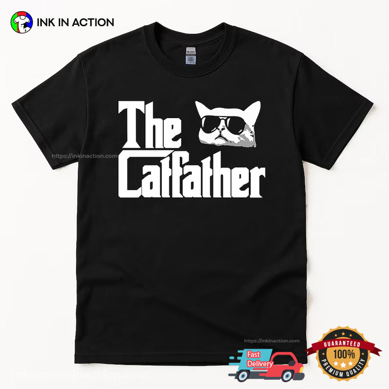 The Catfather Cool Cat Meme Tee