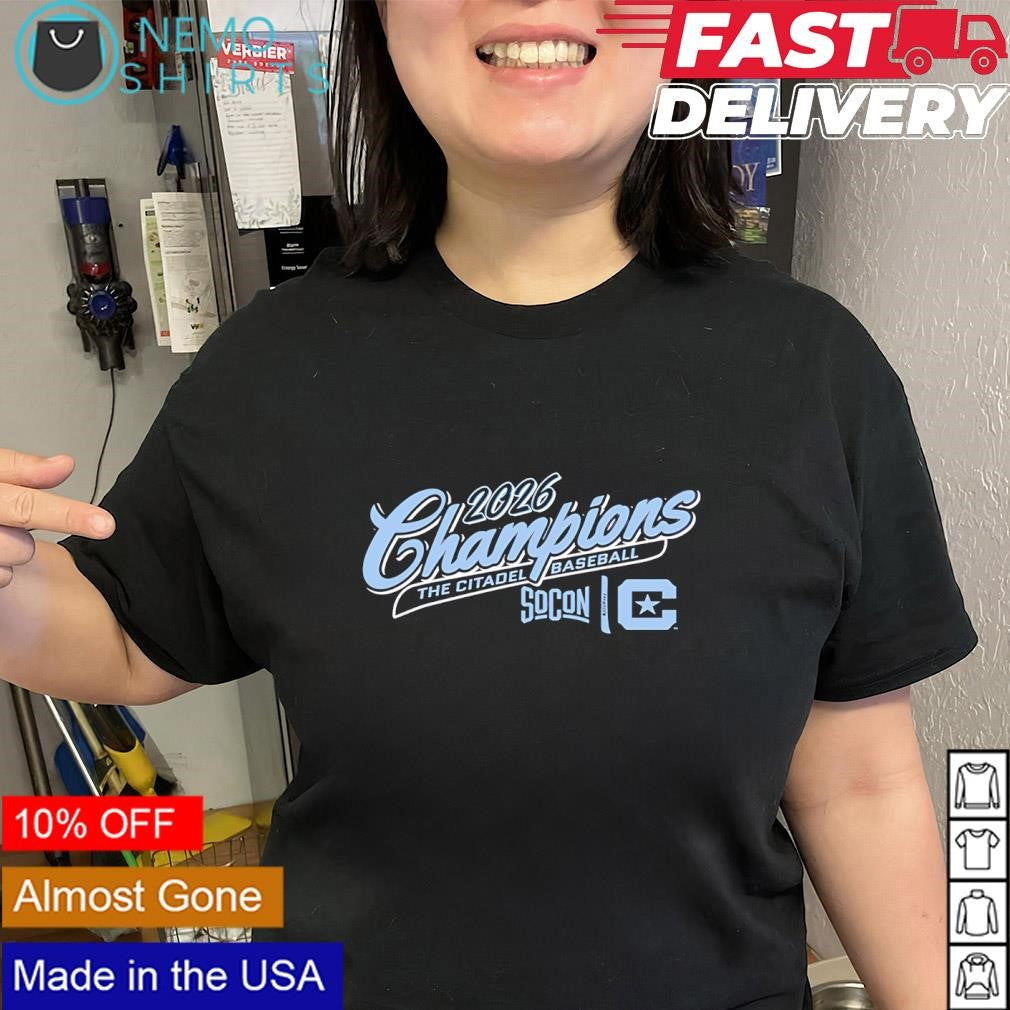 The Citadel Bulldogs 2026 Southern Baseball Champions shirt