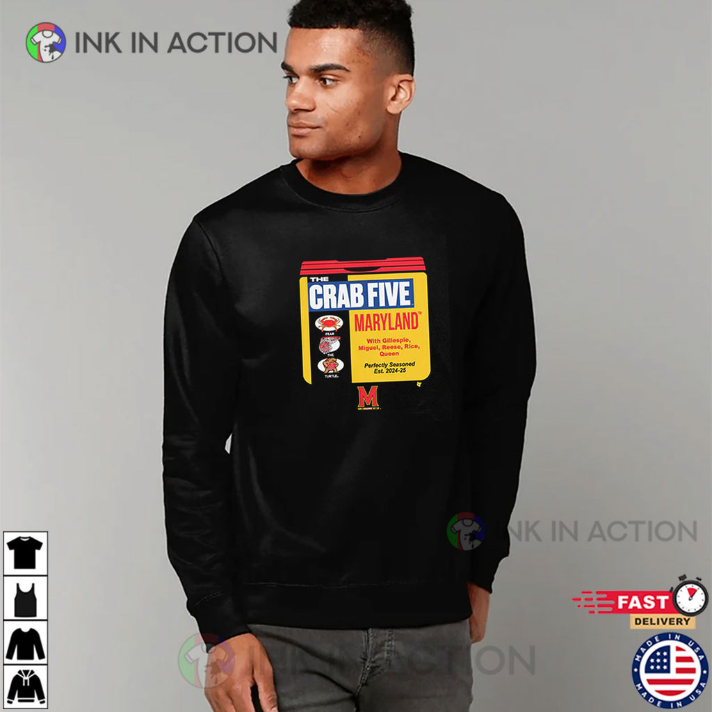 The Crab Five Maryland NCAA T-shirt