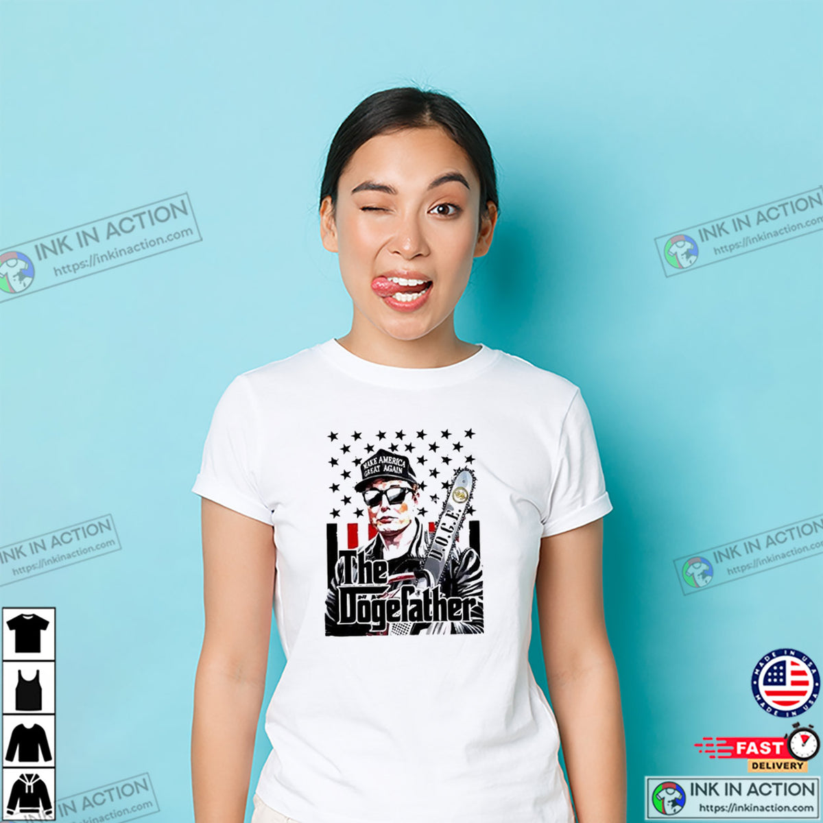 The Dogefather Elon Musk Chainsaw Shirt
