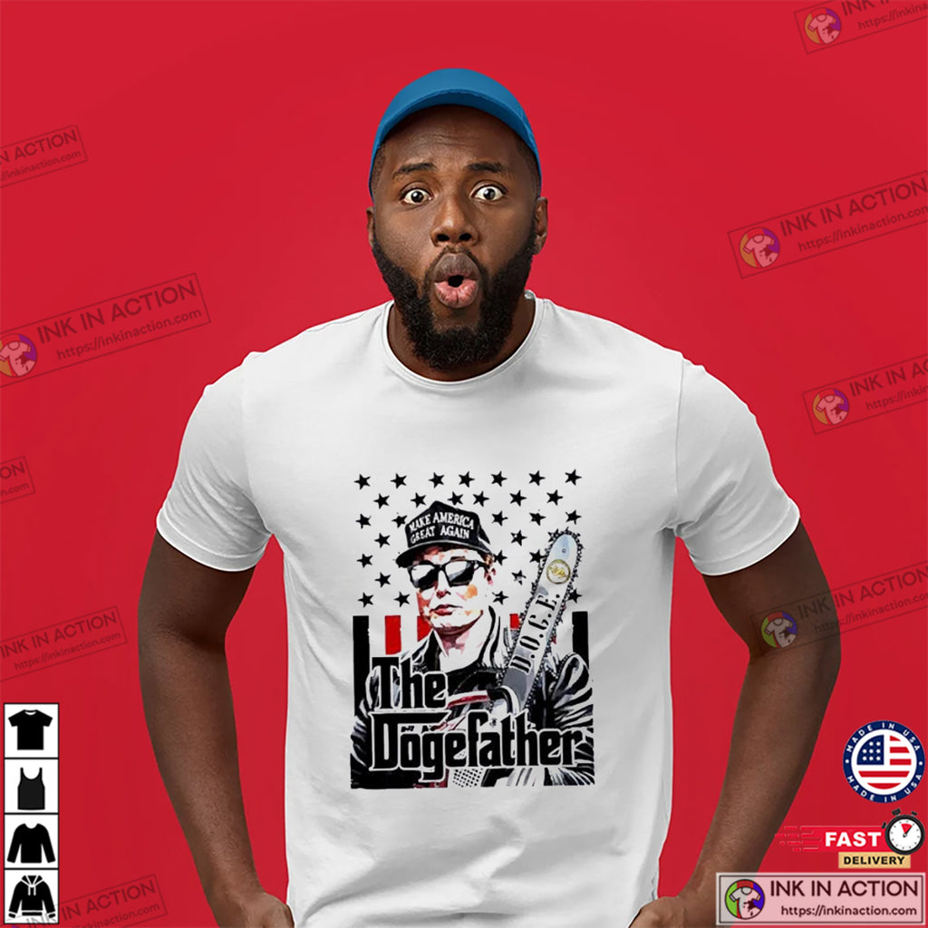 The Dogefather Elon Musk Chainsaw Shirt