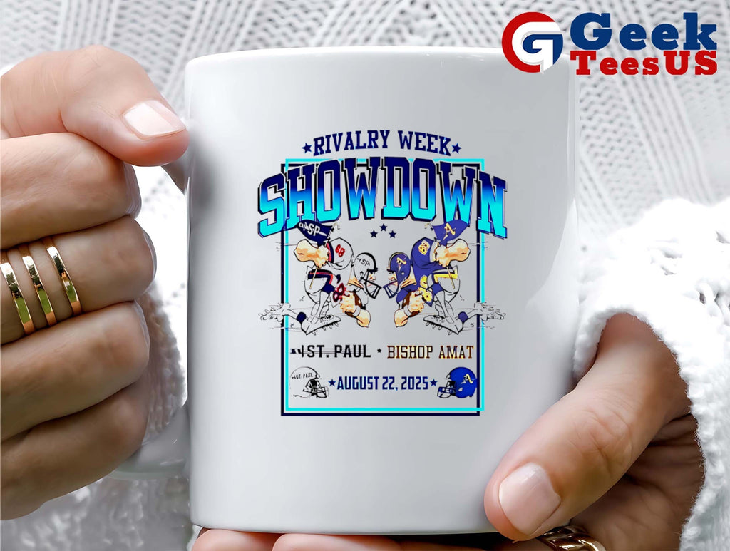 The Ghosts of St. Paul vs Bishop Amat 2025 Rivalry week showdown shirt