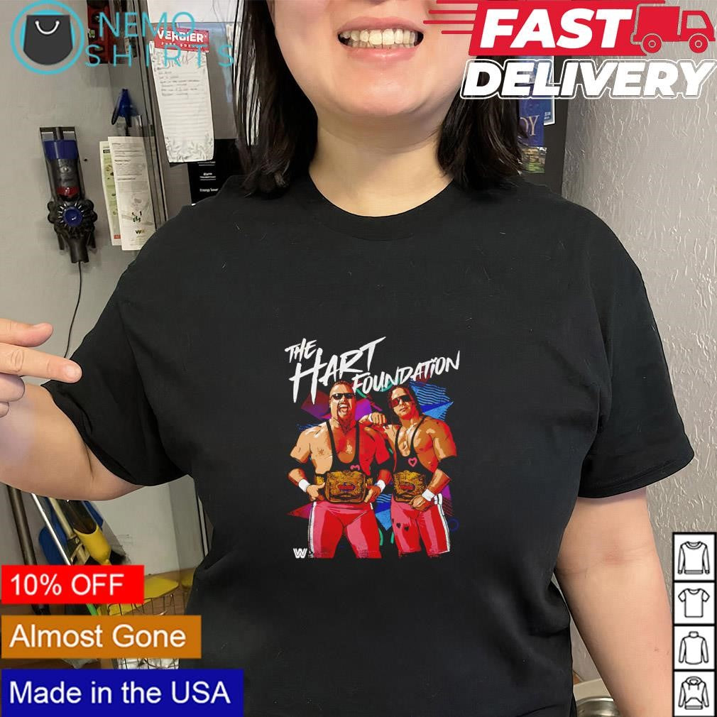 The Hart Foundation WWE graphic shirt