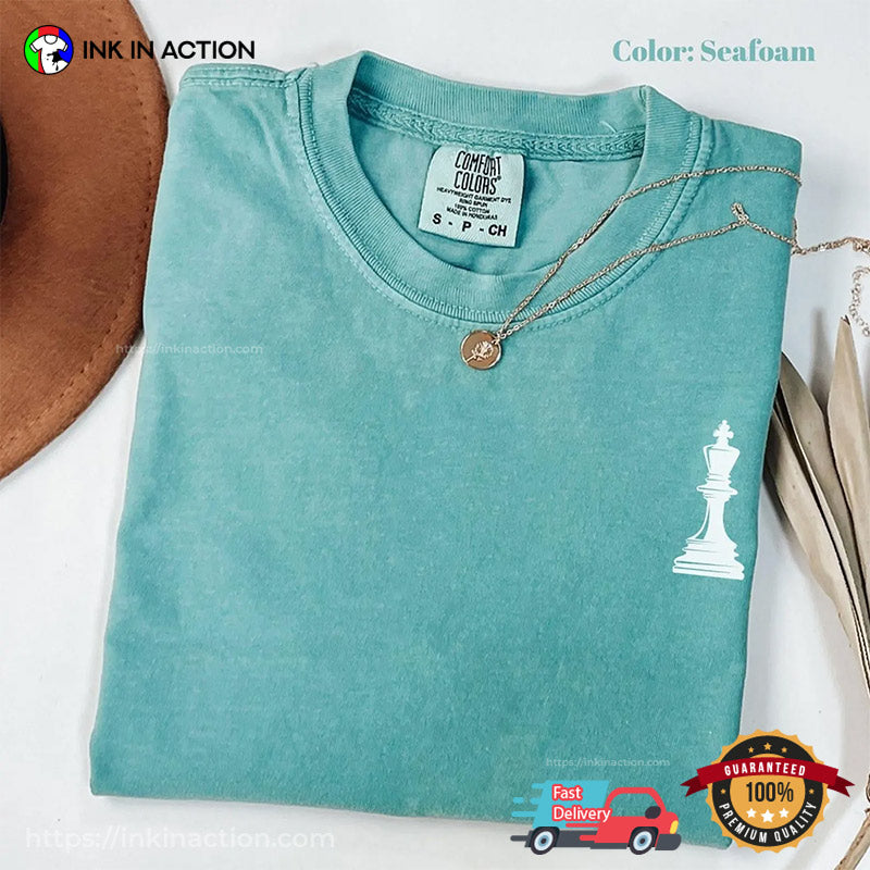 The King American Chess Day Pocket Comfort Colors T-shirt
