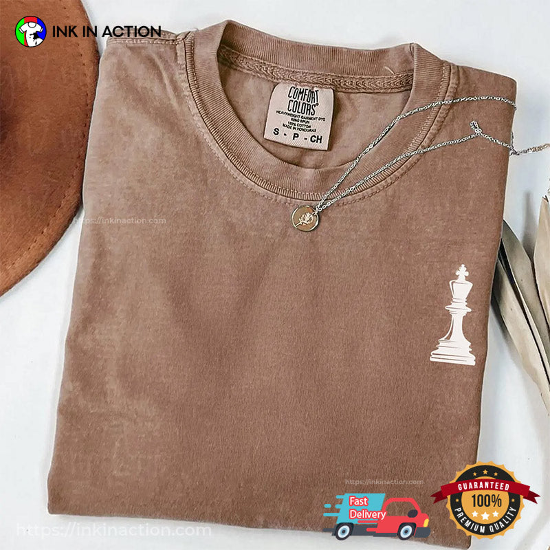 The King American Chess Day Pocket Comfort Colors T-shirt