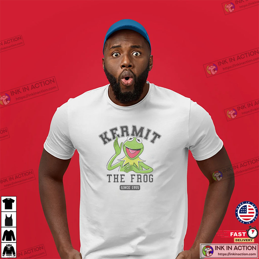 The Muppets Kermit The Frog Since 1955 Retro Style T-shirt