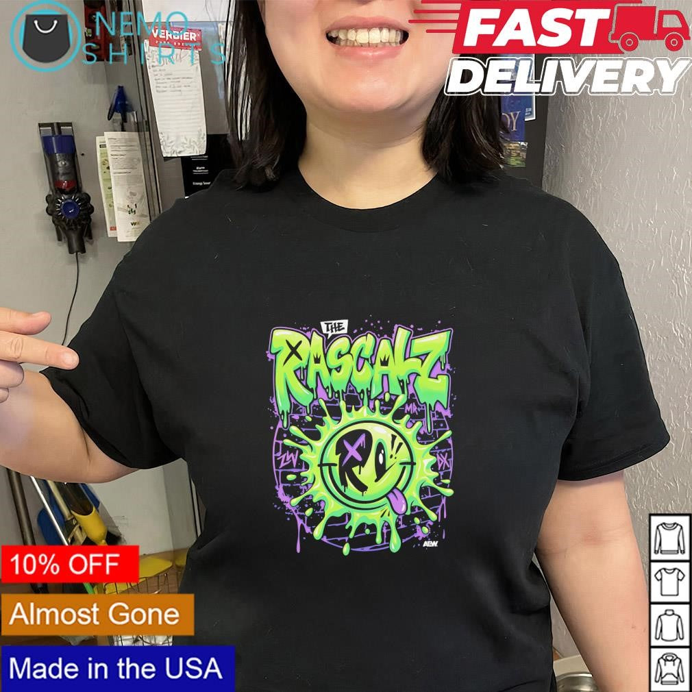 The Rascalz Recess graffiti slime graphic shirt