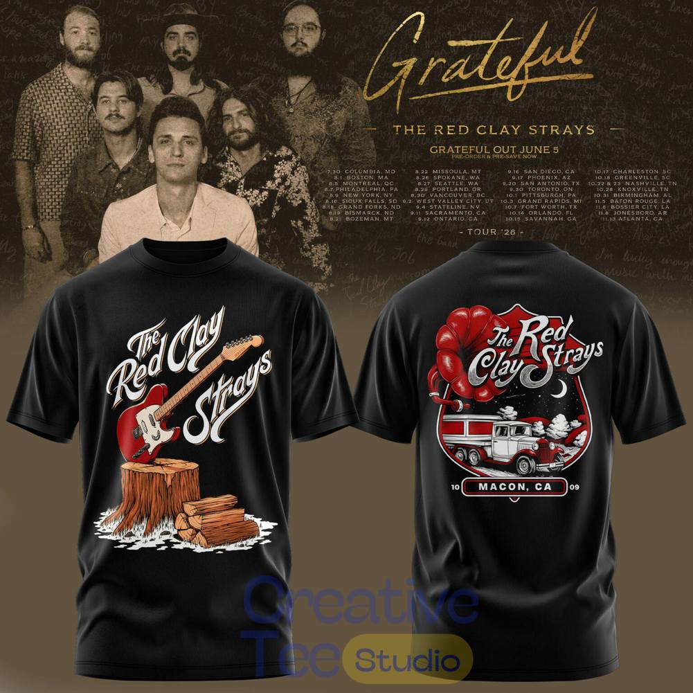 The Red Clay Strays Tour 2026 Special Tee Hoodie