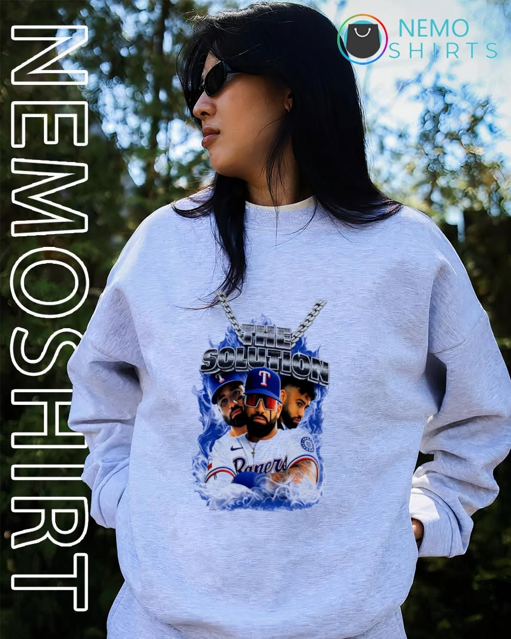 The Solution Zeke Duran Texas Rangers team shirt