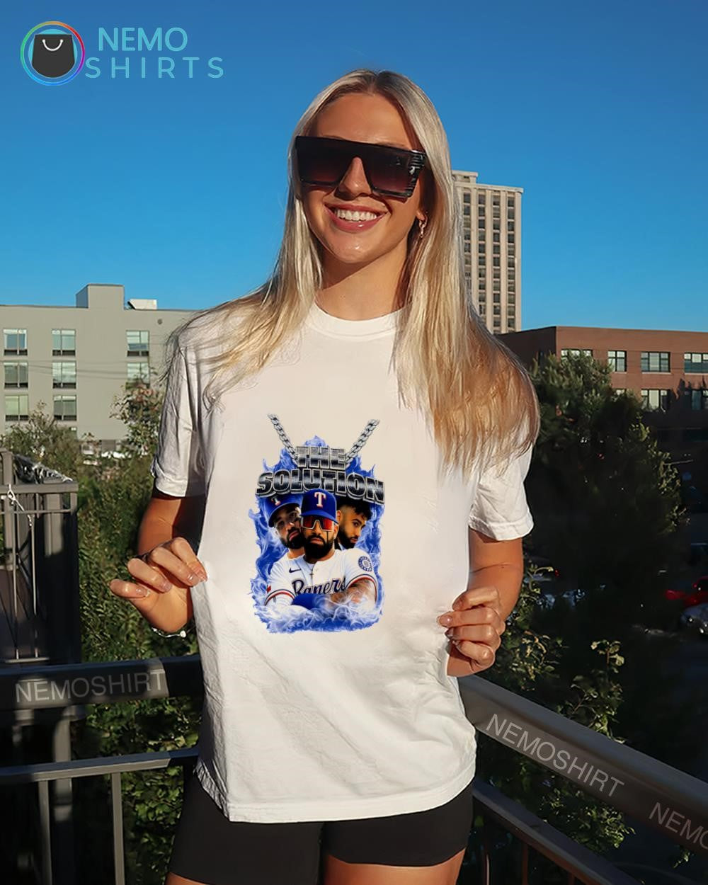 The Solution Zeke Duran Texas Rangers team shirt
