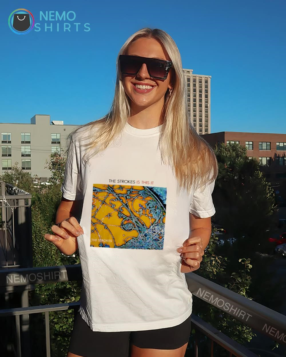 The Strokes Is This It album cover shirt