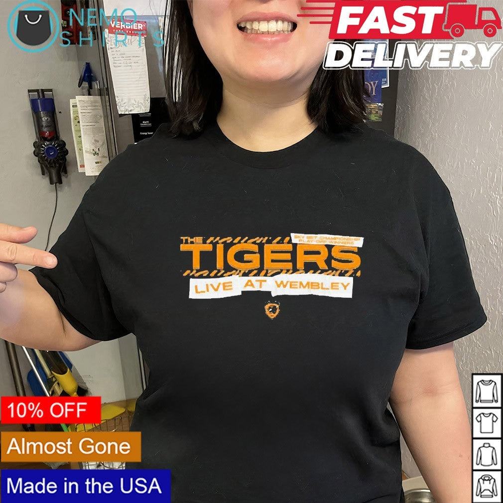 The Tigers live at Wembley Hull City shirt