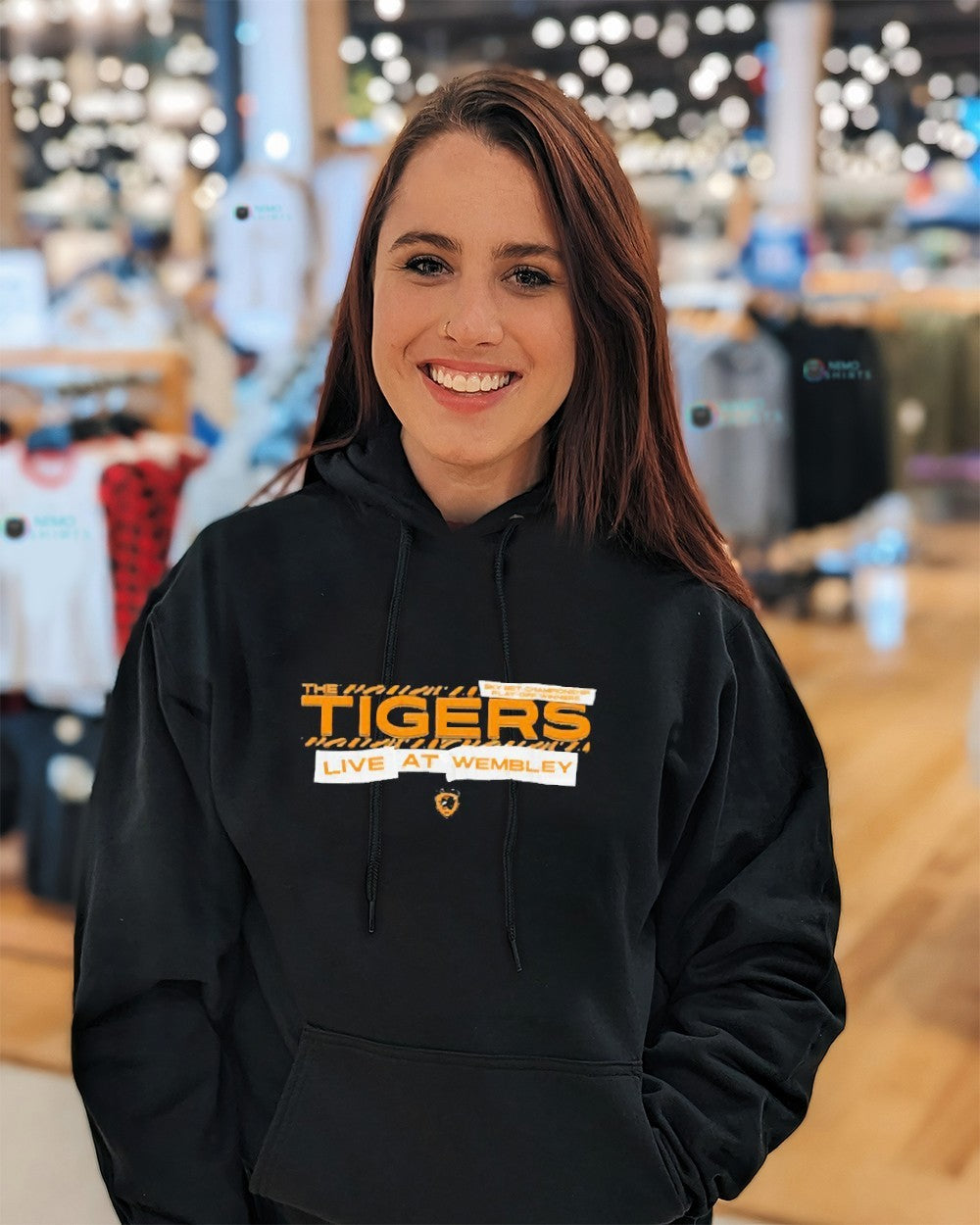 The Tigers live at Wembley Hull City shirt