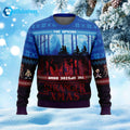 The Upside Down Stranger Xmas Ugly Christmas Sweater