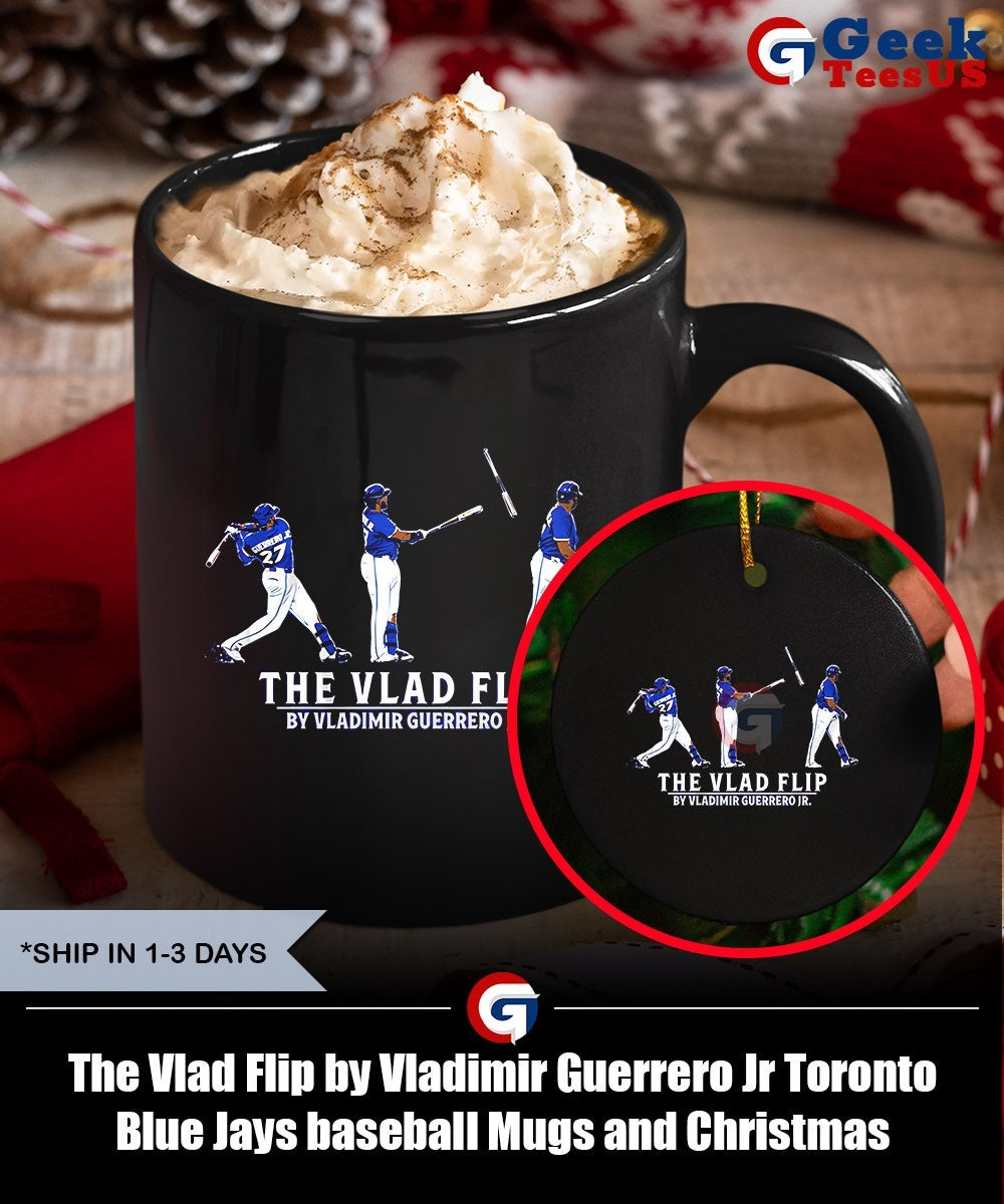 The Vlad Flip by Vladimir Guerrero Jr Toronto Blue Jays baseball shirt
