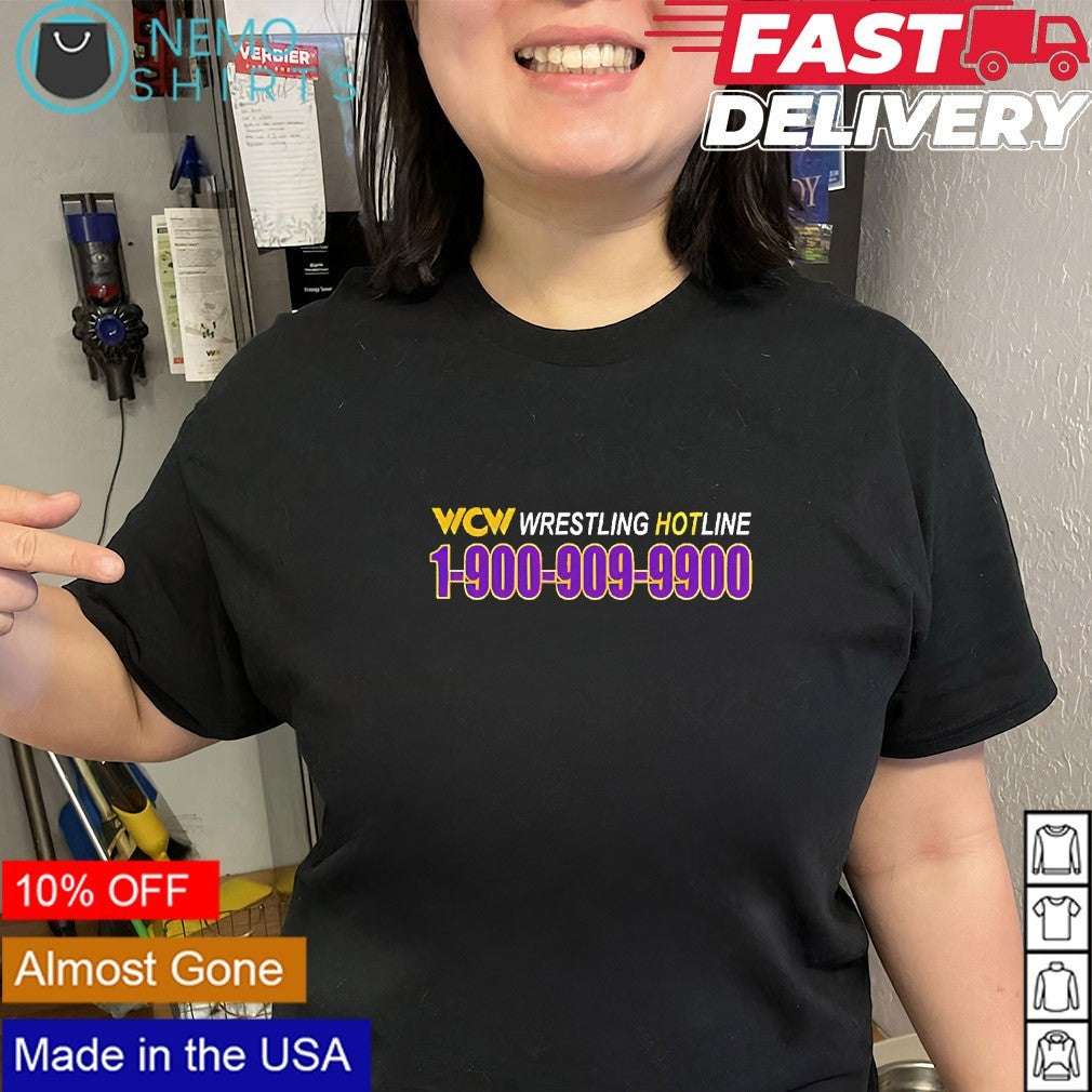 The World Championship Wrestling WCW Hotline shirt