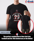 The perfect combination of New York Jets Football and the 78th Anniversary of the United States Air Force 1947-2025 shirt