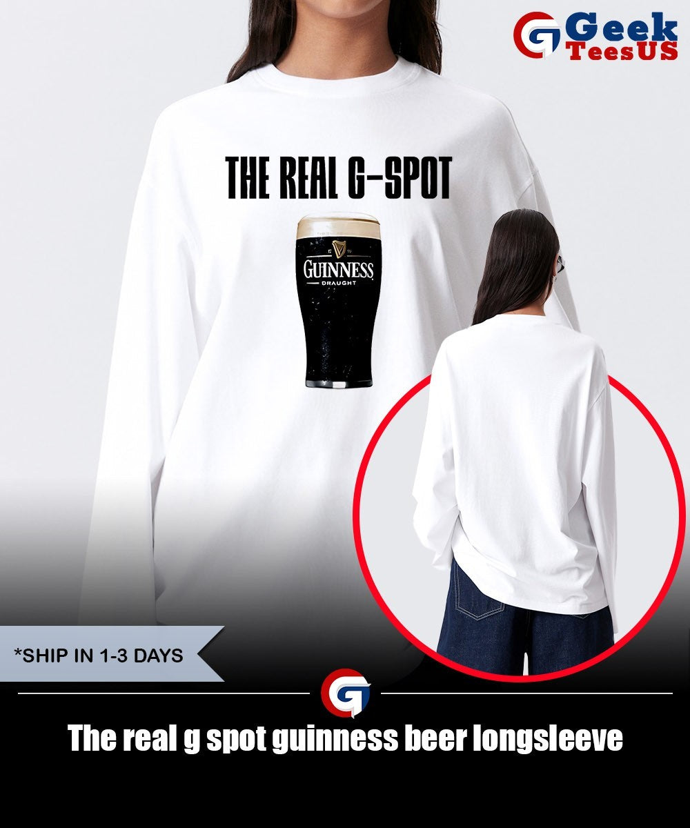 The real g spot guinness beer shirt