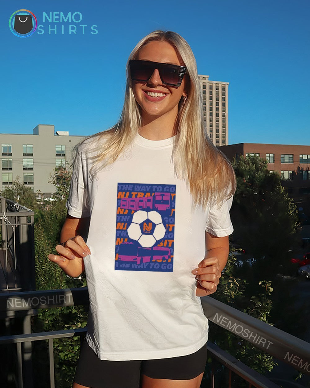 The way to go NJ Transit soccer shirt