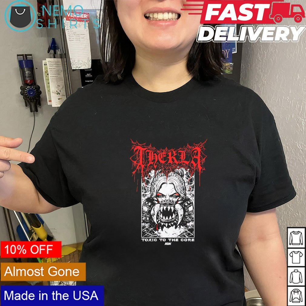 Thekla toxic to the core graphic shirt