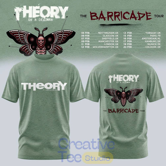 Theory of A Deadman The Barricade Tour 2026 Shirt