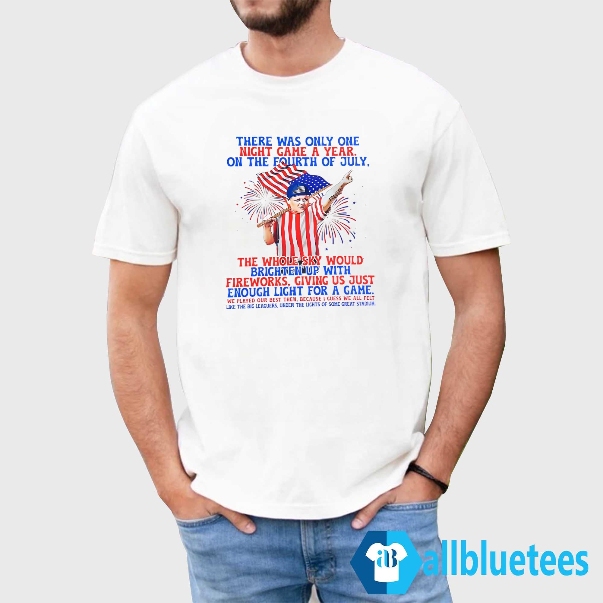 There Was Only One Night Game A Year Shirt