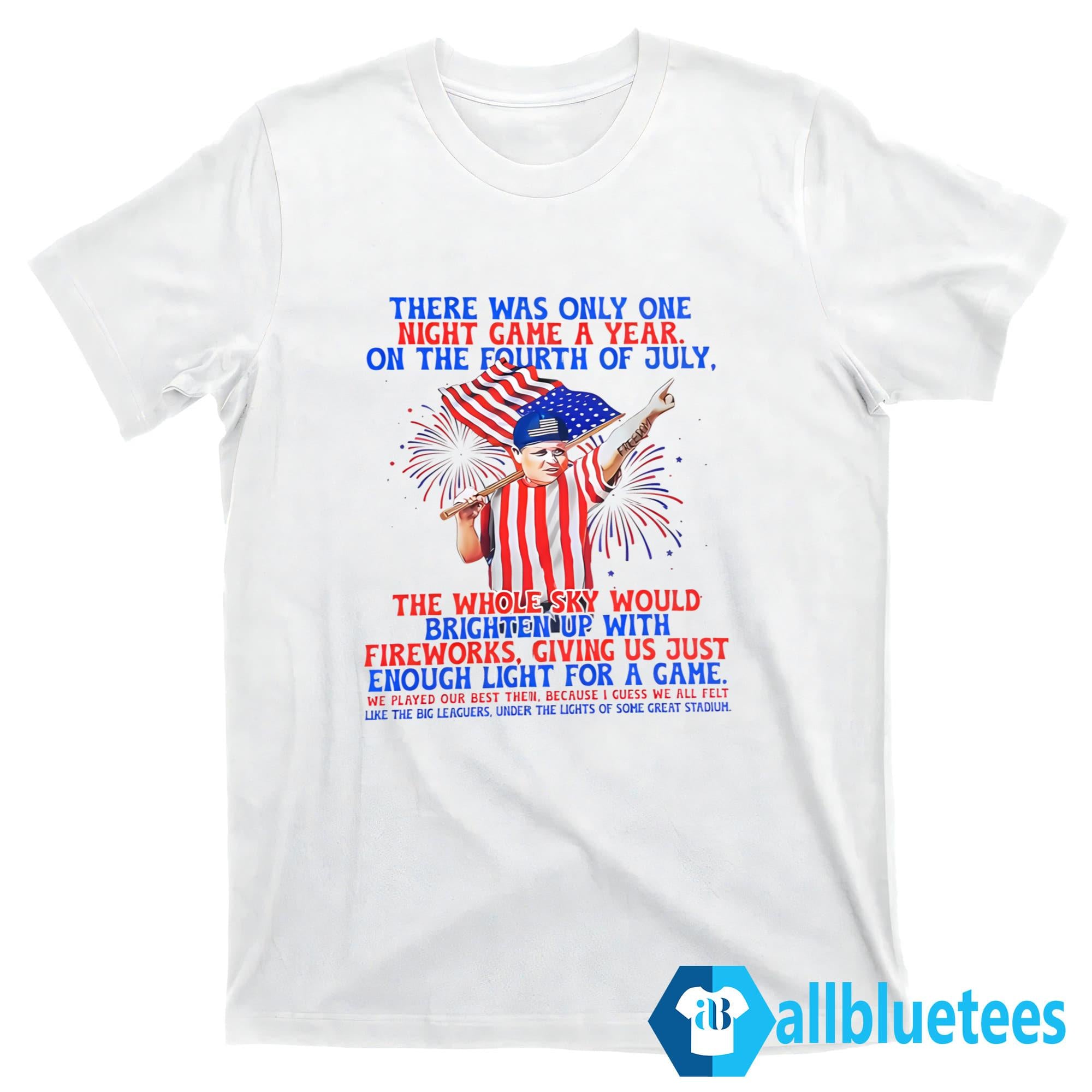 There Was Only One Night Game A Year Shirt