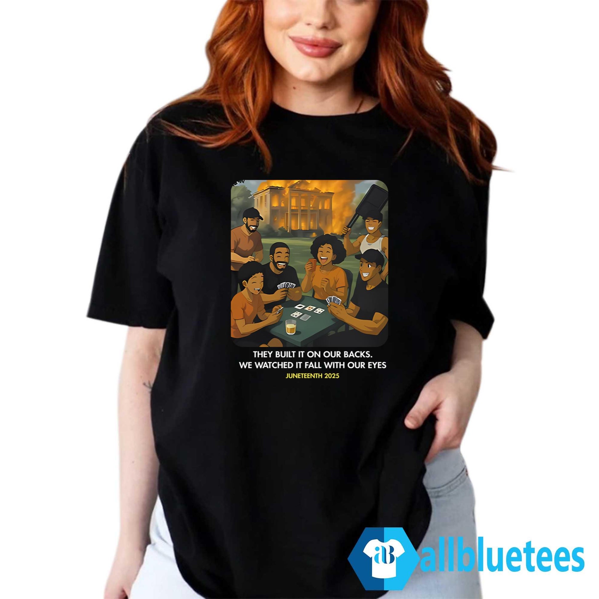 They Built It On Our Backs We Watched It Fall With Our Eyes Shirt