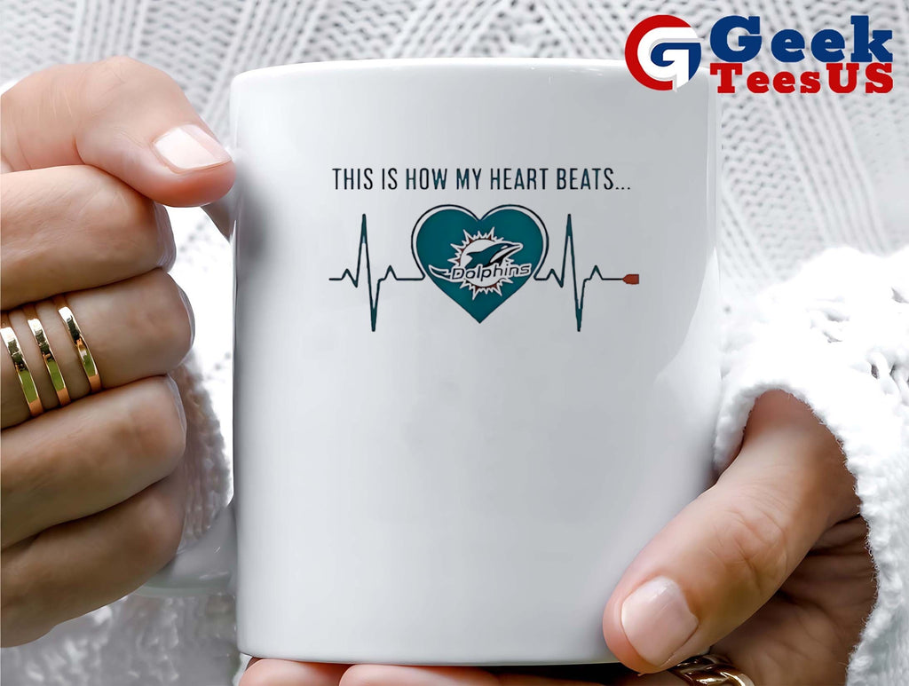 This is how my heart beats Miami Dolphins 2025 logo shirt