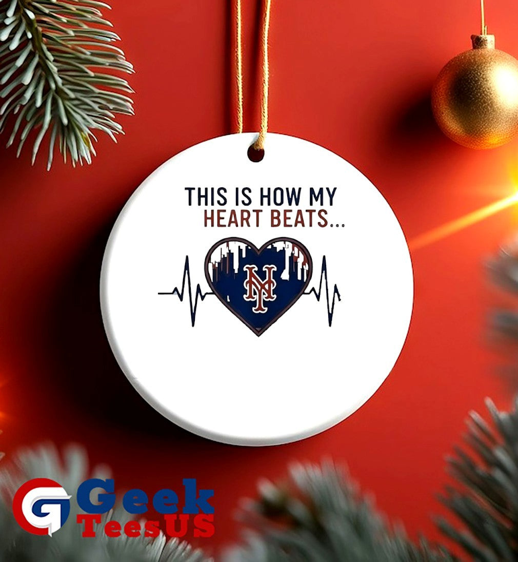 This is how my heart beats New York Mets 2025 logo shirt
