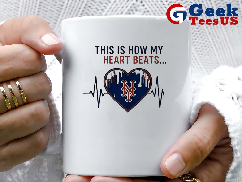 This is how my heart beats New York Mets 2025 logo shirt